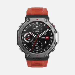 Amazfit T-Rex 3 Rugged GPS Smartwatch with Orange Strap
