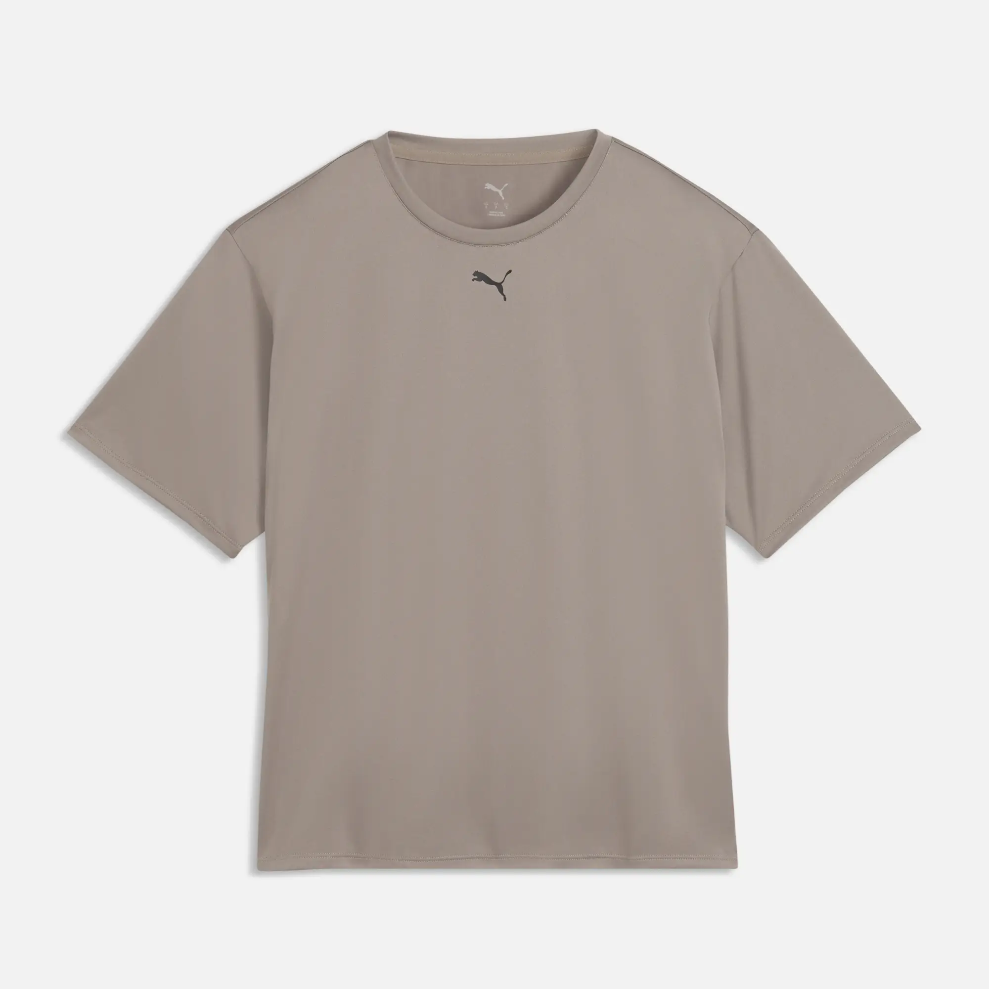 PUMA Women's Train All Day Essentials T-Shirt Mouse Grey Heather