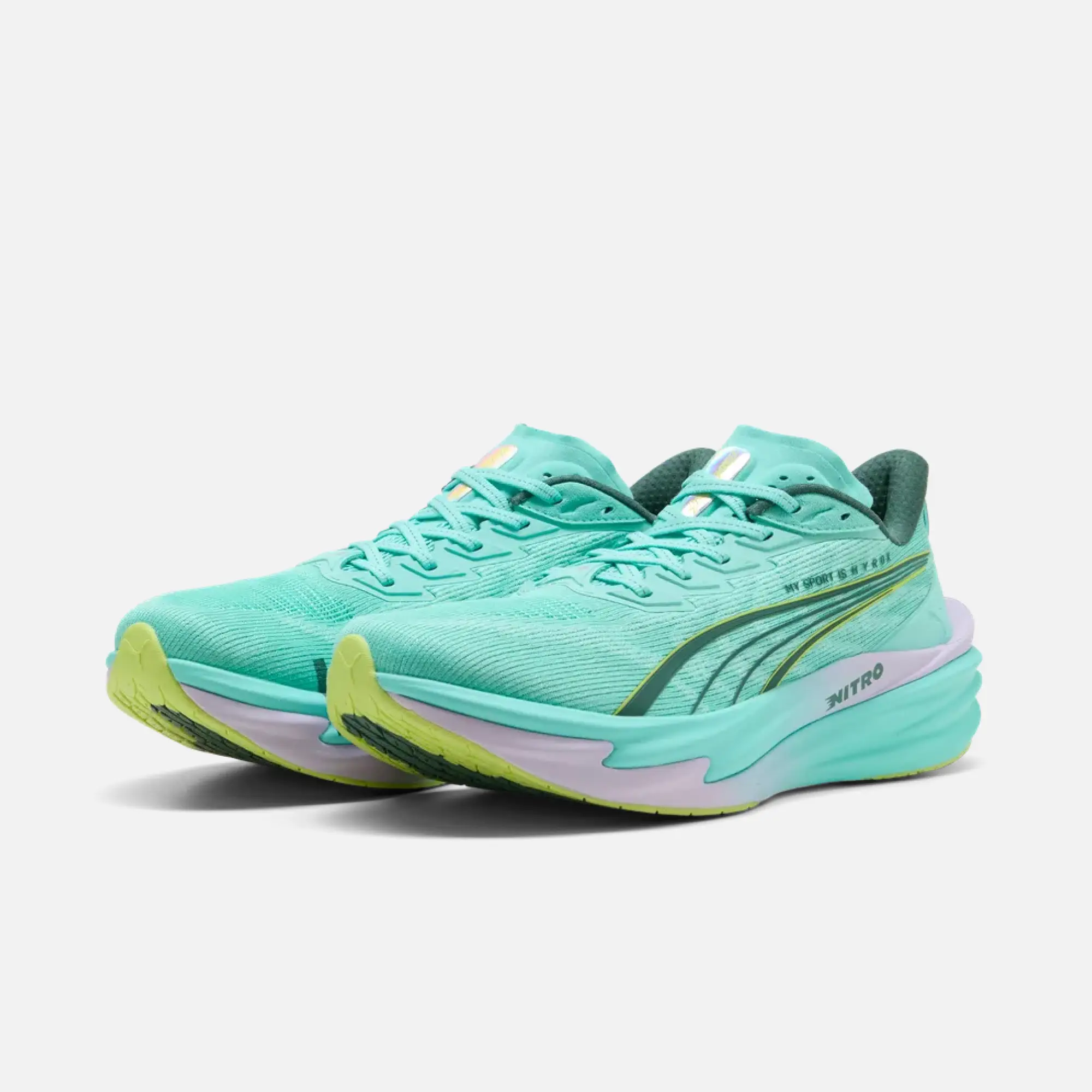 PUMA x HYROX Deviate Nitro 4 Men's Training Shoes Intense Mint/Light Lavender