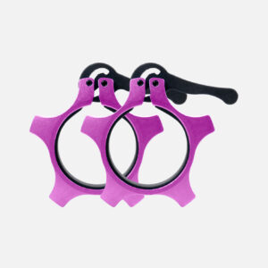 REBEL Bear Claw Barbell Collars Pink