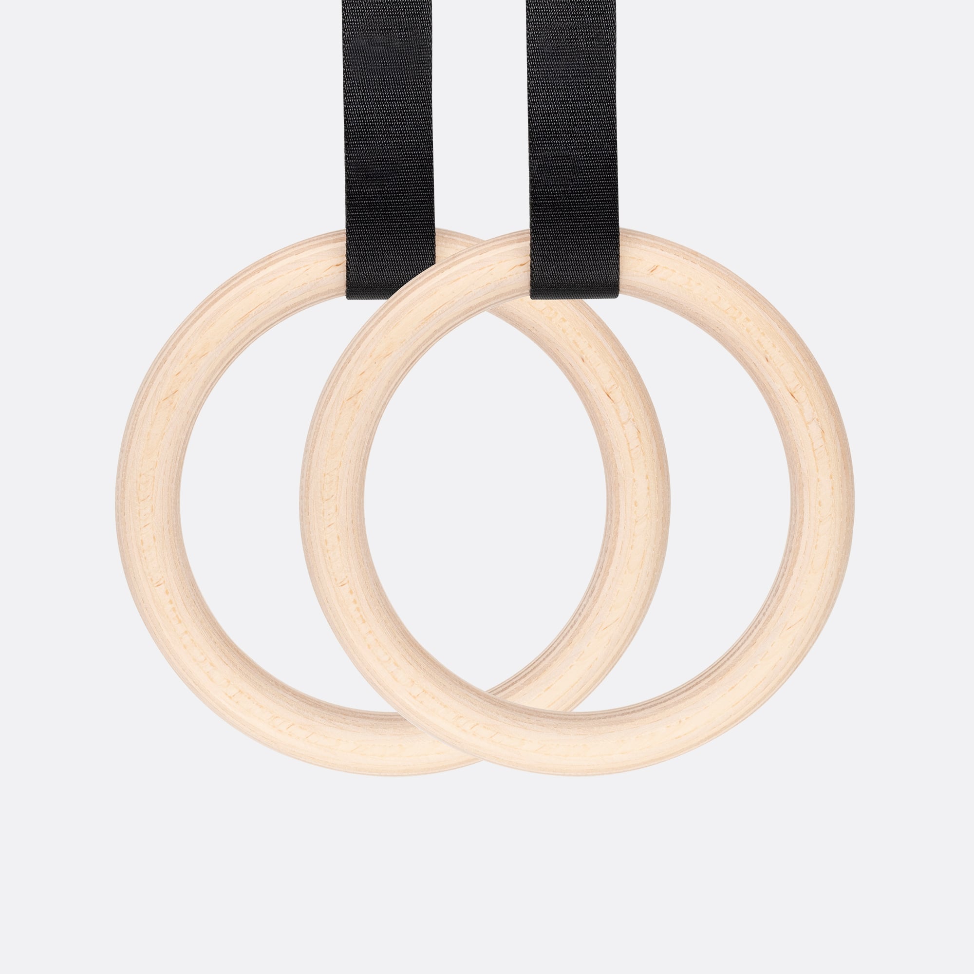 REBEL Classic Wooden Gymnastic Rings 32mm