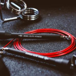 REBEL Double Under Jump Rope with Red Cable