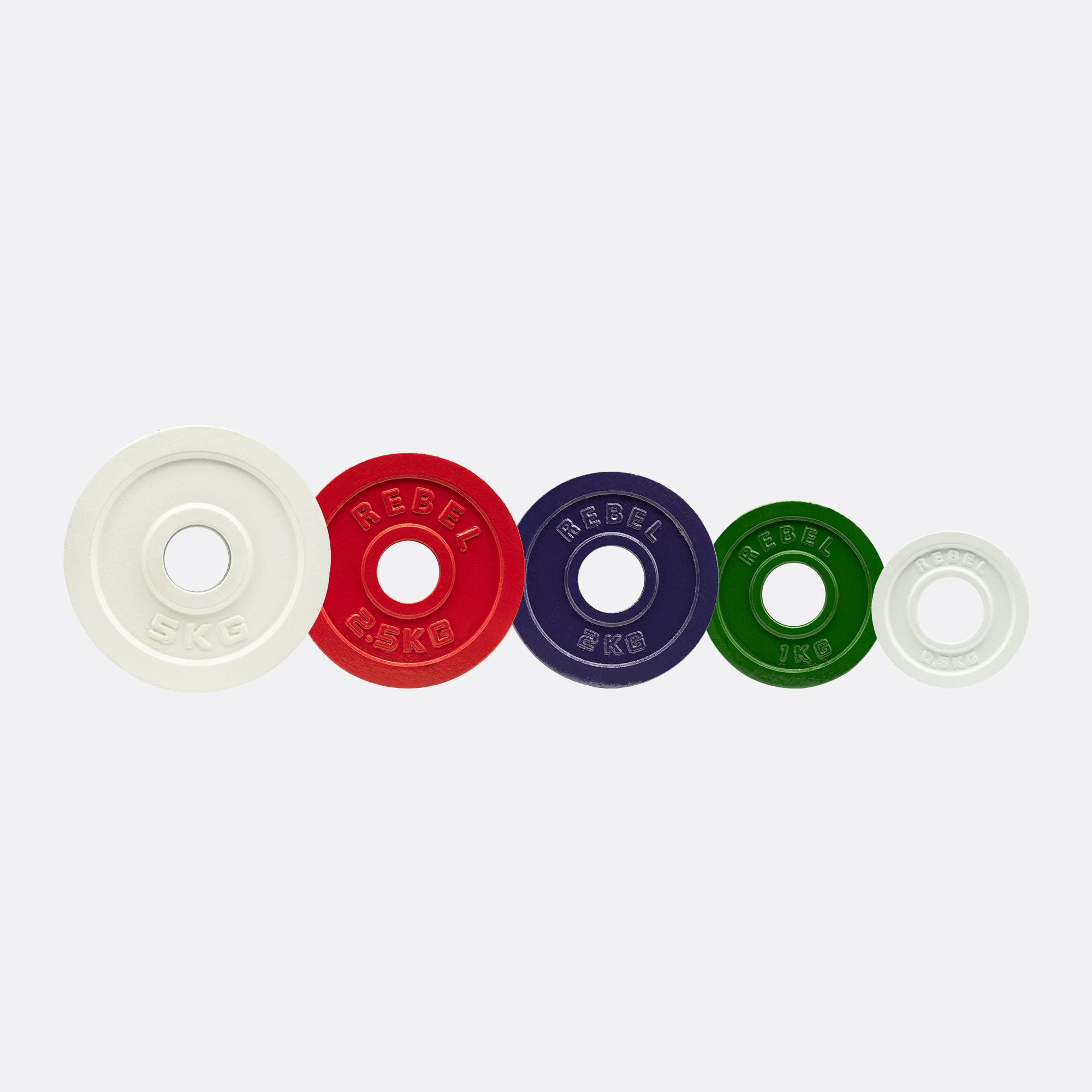 REBEL Fractional Weight Plates Square Edge