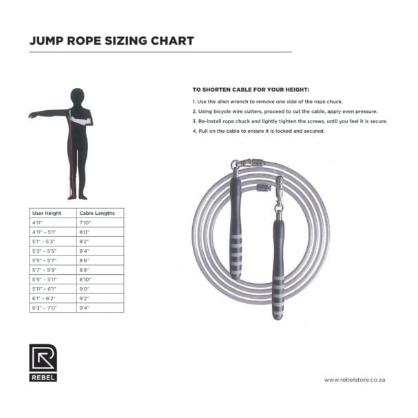 REBEL Heavy AF Training Jump Rope