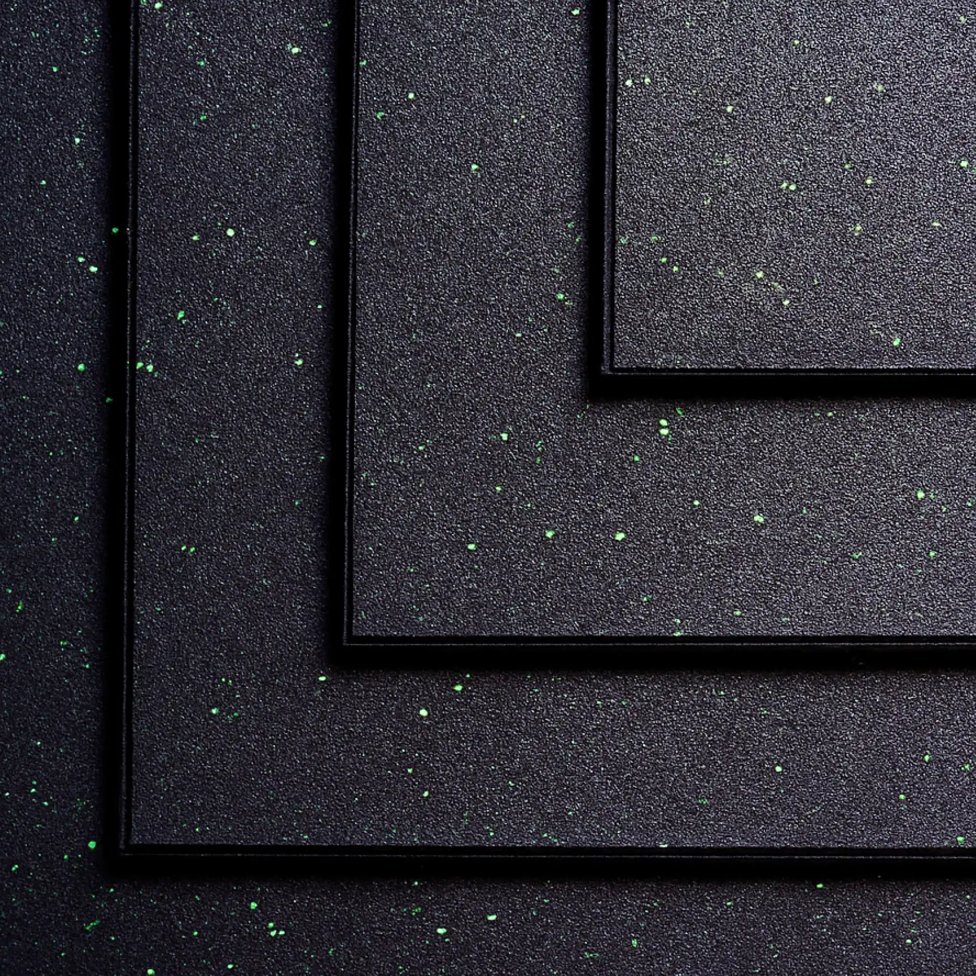 REBEL Rubber Gym Flooring Green Fleck 15mm