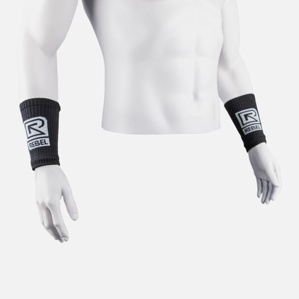 REBEL Sweatbands Black/Grey