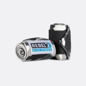 REBEL Wrist Wraps Grey Camo