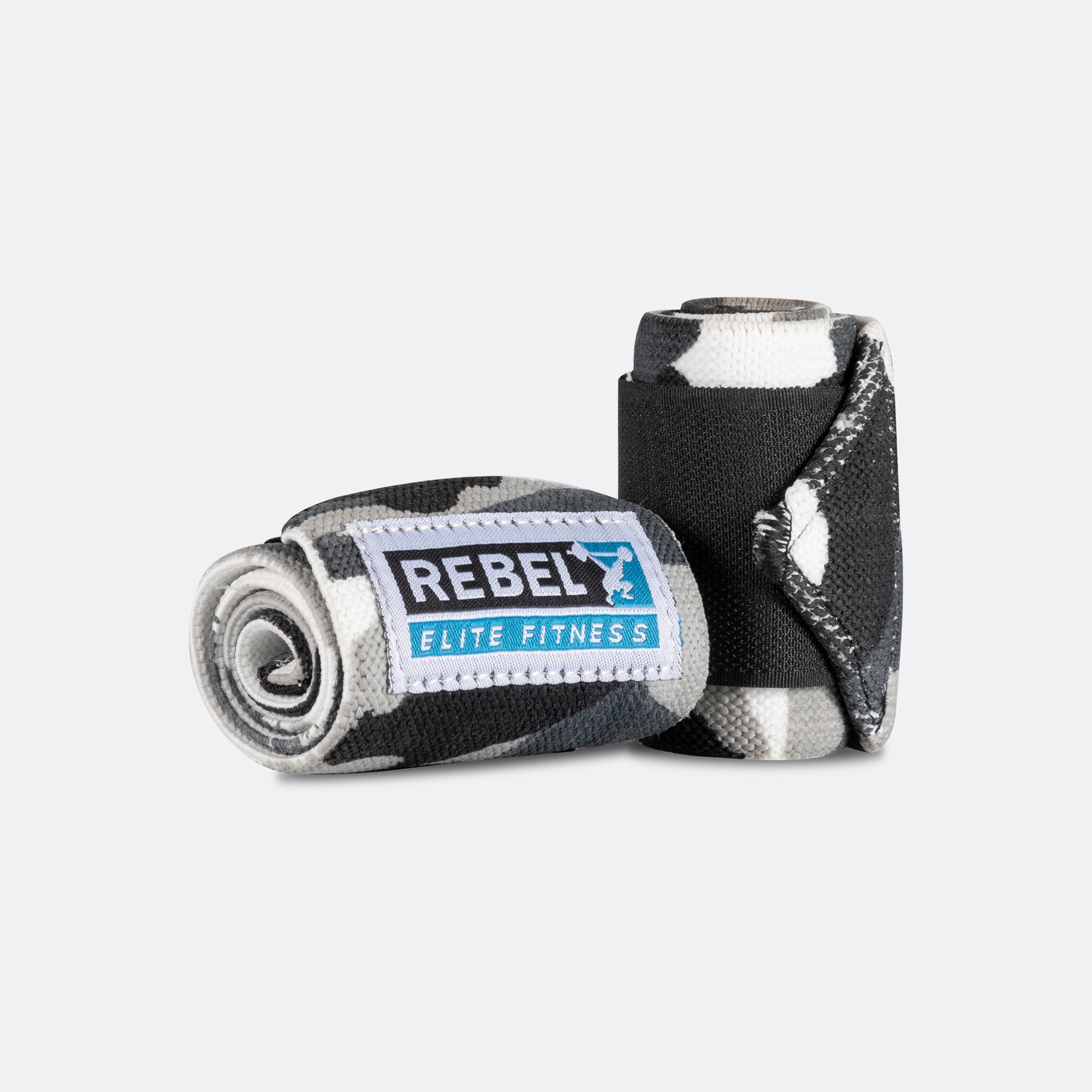 REBEL Wrist Wraps Grey Camo