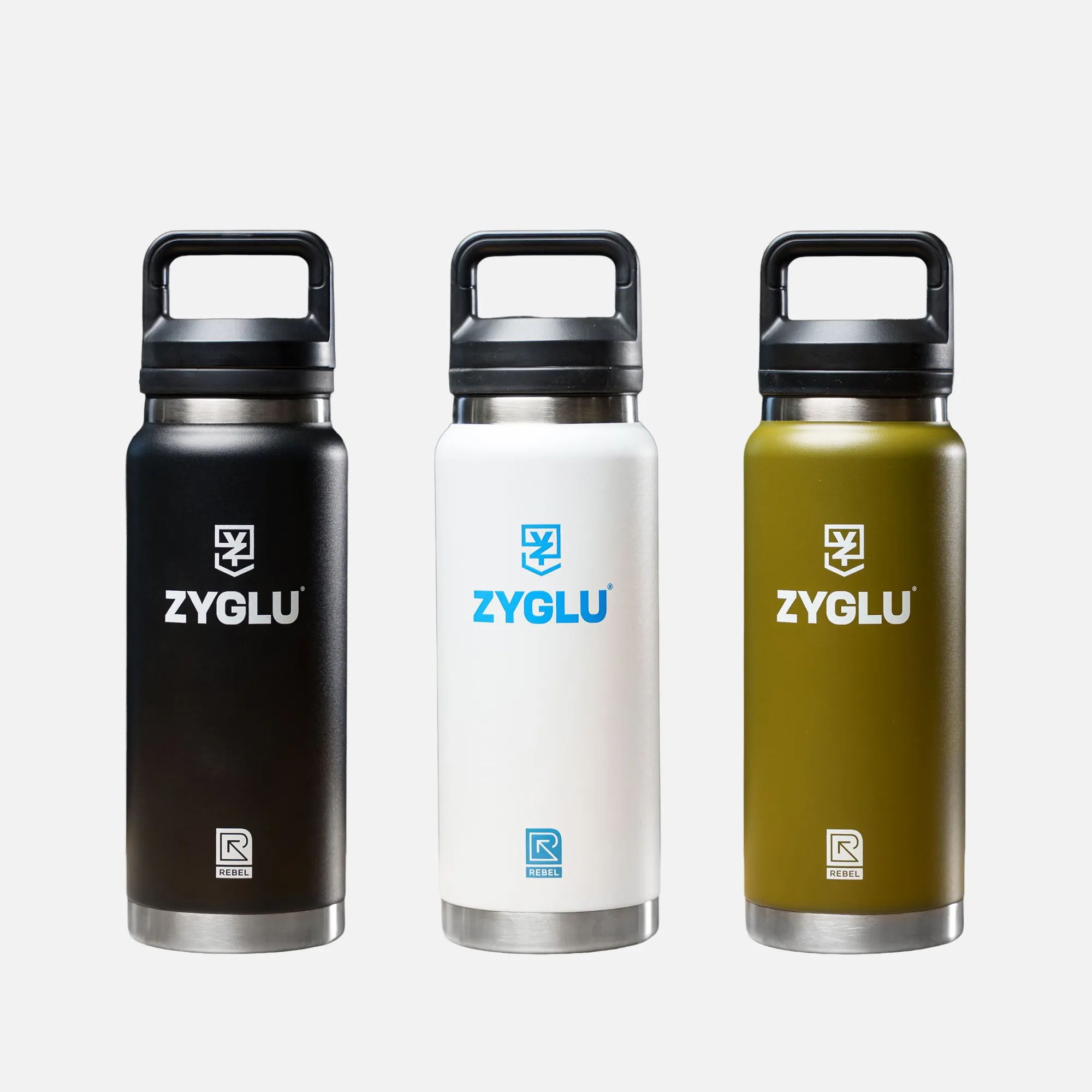 REBEL Zyglu Insulated Stainless Steel Water Bottles