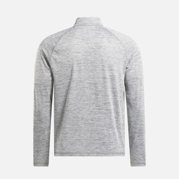 Reebok Men's Rocky Long Sleeve 3/4 Zip Muscle T-Shirt Light Grey