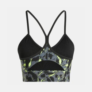 Reebok Women's ID Train Printed Crop Bra Black